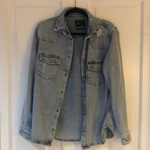 Distressed Zara Denim Jacket